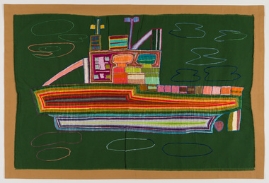 MATSUBARA Hikaru, Working Ship, Date unknown, Collection of the artist. Courtesy of art space co-jin "The Kyoto Archive of Art by People with Disabilities".
