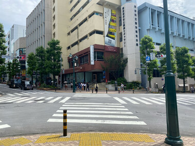 渋谷パルコ前の道
